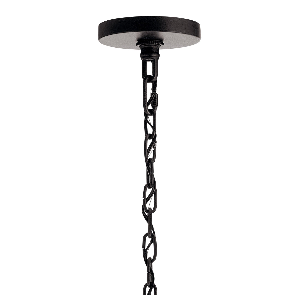 Kichler Barrington 9-Light Distressed Gray Rustic Chandelier