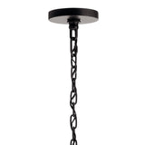 Kichler Barrington 9-Light Distressed Gray Rustic Chandelier