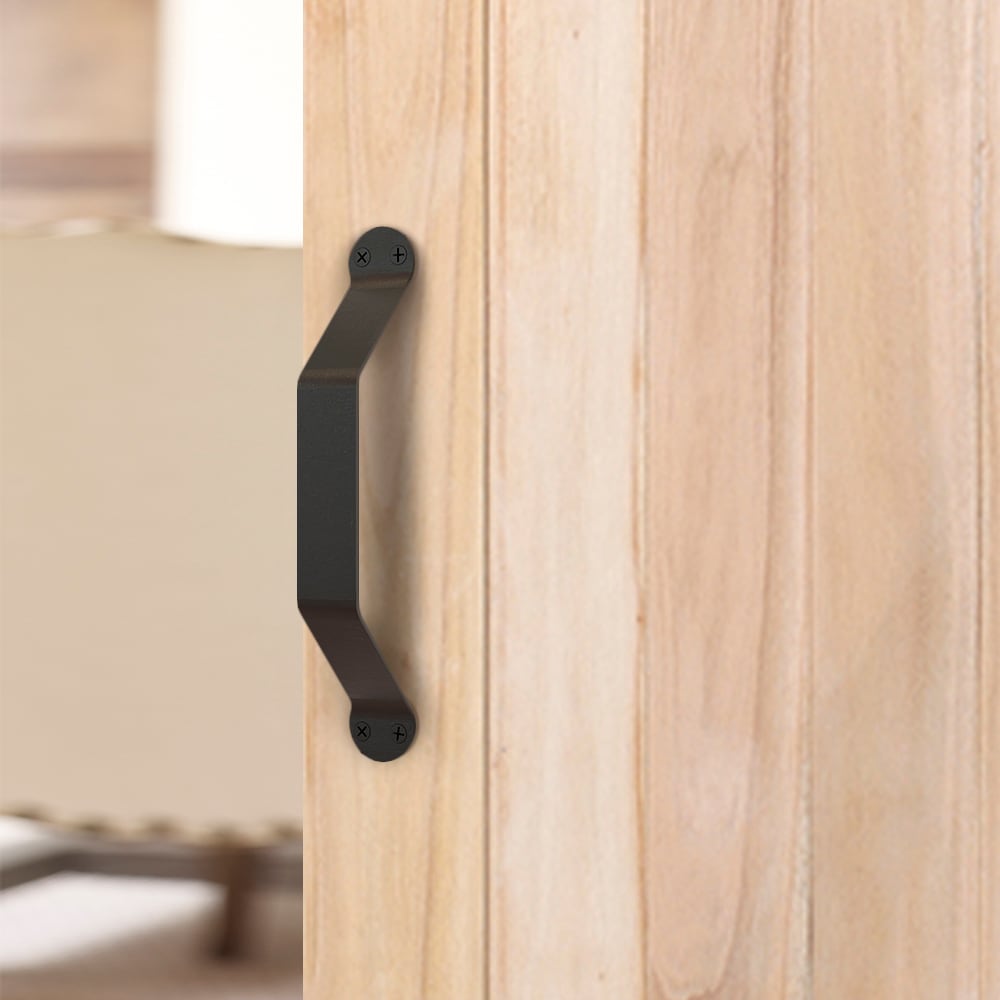 JELD-WEN DesignGlide 36-in x 80-in Unfinished K-Frame White Cedar Wood Single Barn Door, Hardware Included