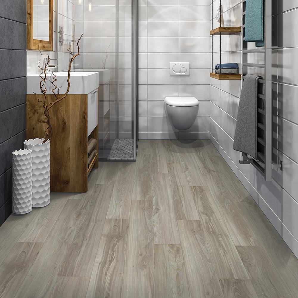 Mohawk Tybee Island 7-3/4-in Wide x 4-1/2-mm Thick Waterproof Interlocking Luxury Vinyl Plank Flooring (18.22-sq ft)