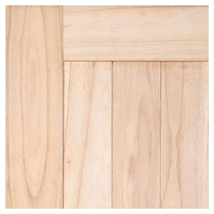 36 in. x 80 in. Farmhouse Unfinished Solid Wood 6 Lite Obscure Glass Interior Door Slab