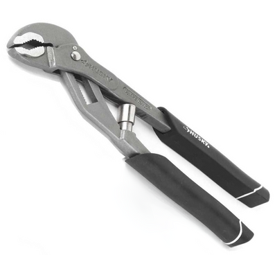 Husky 10 in. Self Adjusting Groove Joint Pliers