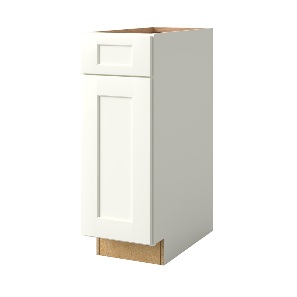 allen + roth Aveley 12-in W x 34.5-in H x 24-in D Linen 1-Drawer Base ...