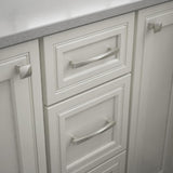 Modern Twist 5-1/16 in. (128 mm) Satin Nickel Drawer Pull - Super Arbor