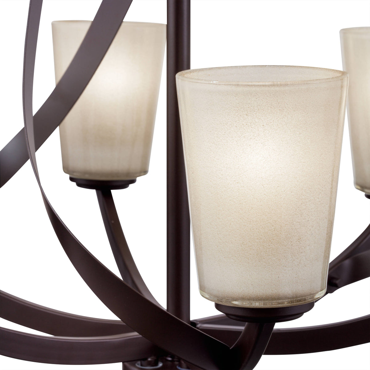 Kichler Layla 6-Light Antique Bronze Modern/Contemporary Chandelier