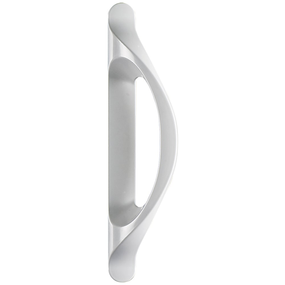 JELD-WEN 72-in x 80-in 4-9/16-in Low‑E Blinds‑Between‑Glass White Vinyl Left‑Hand Sliding Double Patio Door with Screen