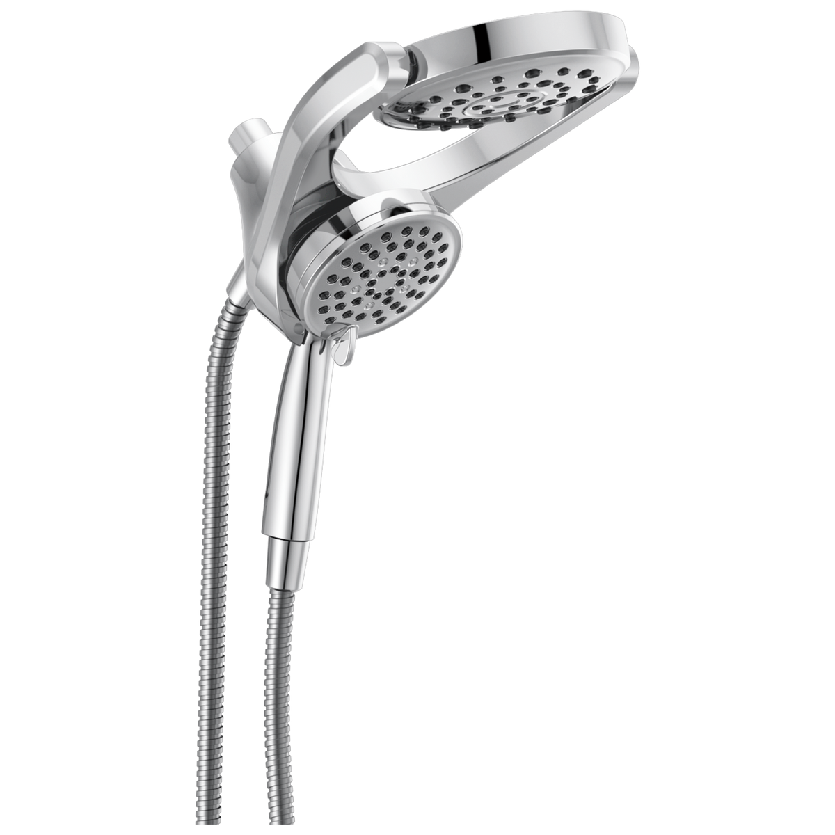 Delta HydroRain 4‑Spray Chrome Dual/Combo Shower Head with Hand Shower, 1.75 GPM (6.6 LPM)