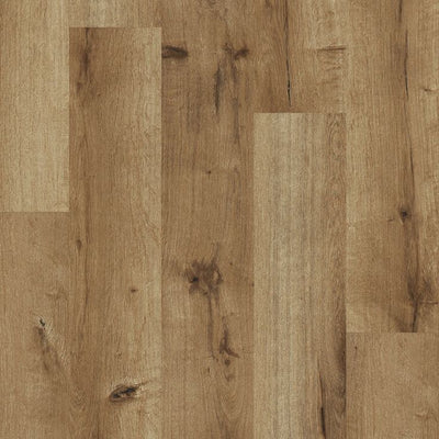 Style Selections Barley Oak 3-mil x 6-in W x 36-in L Water Resistant Peel and Stick Luxury Vinyl Plank Flooring