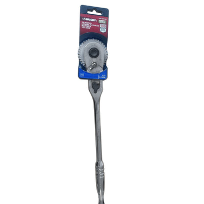 Husky 1/2 in. Drive 100-Position Locking Flex-Head Ratchet