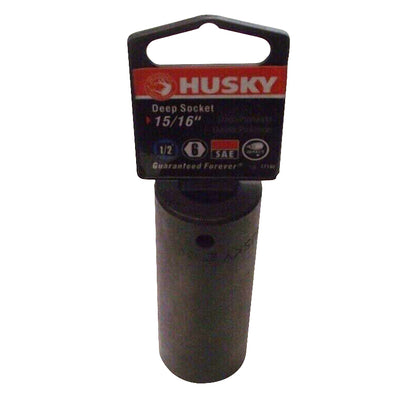 Husky 1/2 in. Drive 15/16 in. 6-Point Deep Impact Socket