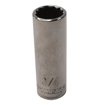 Husky 1/2 in. Drive 3/4 in. 12-Point SAE Deep Socket