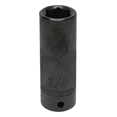 Husky 1/2 in. Drive 3/4 in. 6-Point Deep Impact Socket