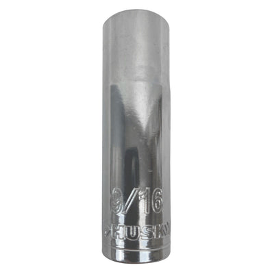 Husky 1/2 in. Drive 9/16 in. 12-Point SAE Deep Socket