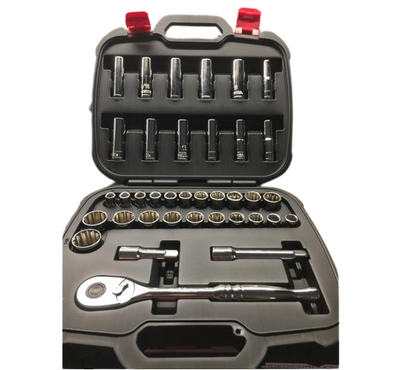 12 in. Drive Mechanics Tool Set (37-Piece)