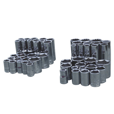 Husky 1/2 in. Drive SAE and Metric Socket Set (52-Piece)