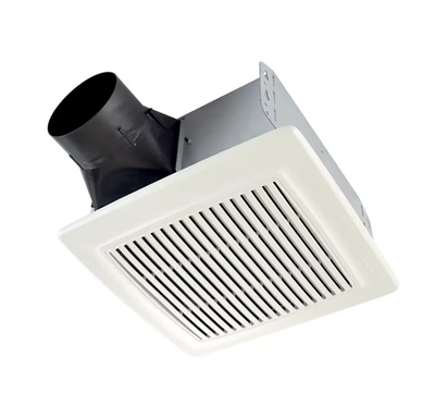 Roomside Series 80 CFM 0.8 Sones Ceiling Mount Bathroom Exhaust Fan with Roomside Installation, ENERGY STAR