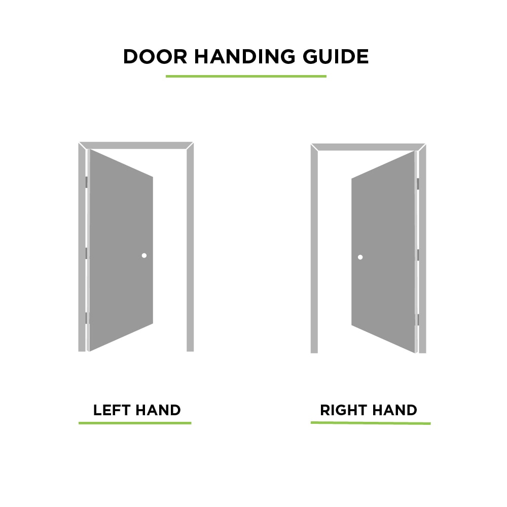 Masonite Traditional 30-in x 78-in 6-Panel Hollow Core Primed Molded Composite Left-Hand Flat Jamb Single Prehung Interior Door