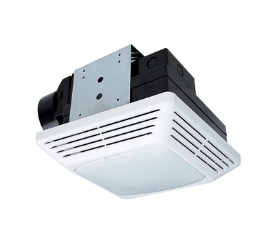 ENERGY STAR Certified Snap-In Installation Quiet 70 CFM Bathroom Exhaust Fan with LED light