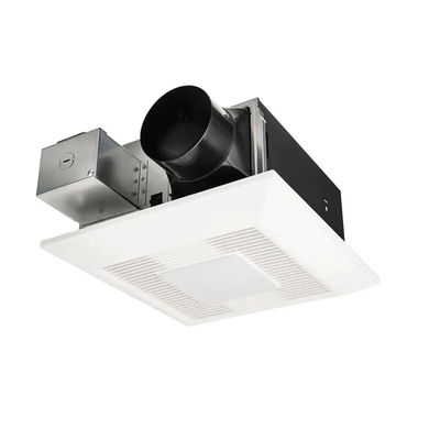 WhisperFit DC/LED, Pick-A-Flow 50,80,110 CFM ENERGY STAR Quiet Ceiling Bathroom Exhaust Fan, Flex-Z Fast Install Bracket