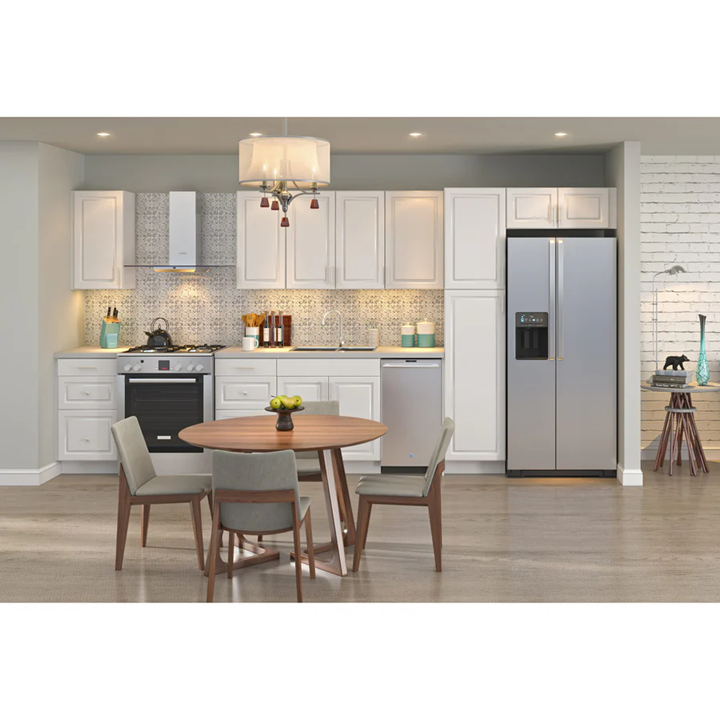 A single green leaf against a white background.