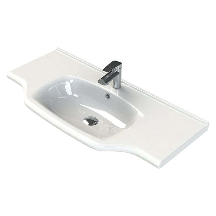 Nameeks Yeni Klasik Wall Mounted Bathroom Sink in White