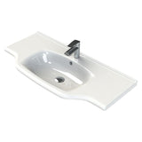 Nameeks Yeni Klasik Wall Mounted Bathroom Sink in White