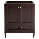 Claxby 48 in. W x 34 in H x 22 in. D Bath Vanity Cabinet Only in Chocolate - Super Arbor