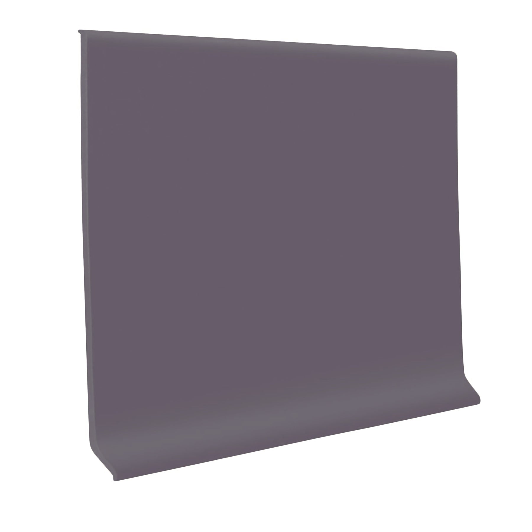 Flexco Charcoal 0.08in T x 6in W x 48in L Vinyl Wall Base Super Arbor