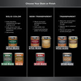 BEHR DECKplus 5 gal. #SC-330 Redwood Solid Waterproofing Exterior Wood Stain - Super Arbor