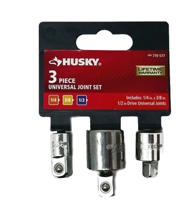 Husky 1/4 and 3/8 in. Drive Adapter Set (3-Piece)