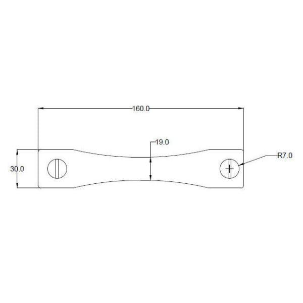 5-1/16 in. (128 mm) Center-to-Center Matte Black Forged Iron Traditional Barn Door Pull - Super Arbor