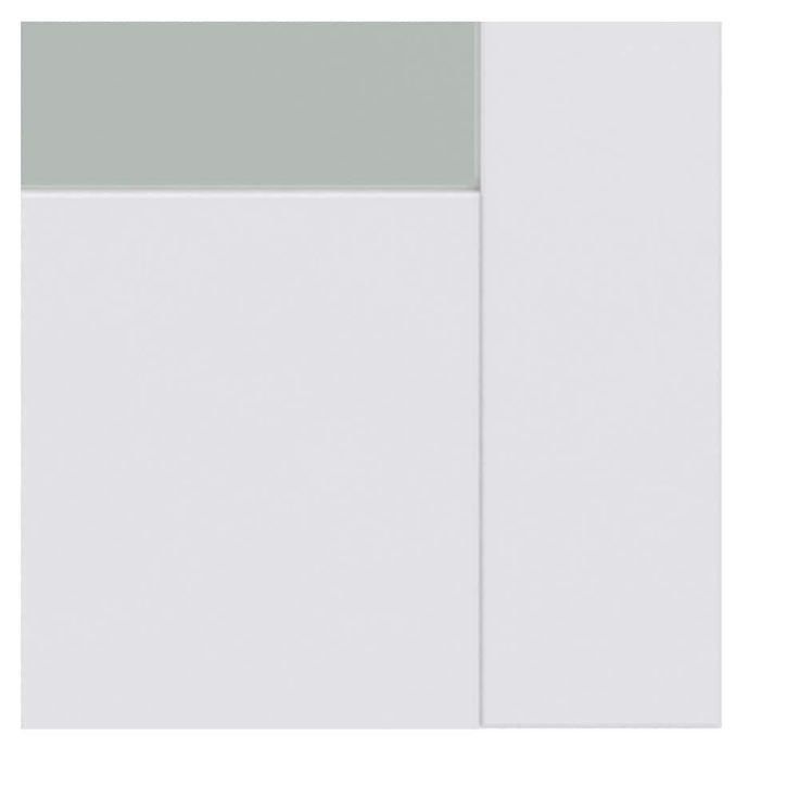 32 in. x 80 in. MODA Primed PMT1055 Solid Core Wood Interior Door Slab w/Translucent Glass