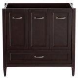 Claxby 48 in. W x 34 in H x 22 in. D Bath Vanity Cabinet Only in Chocolate - Super Arbor