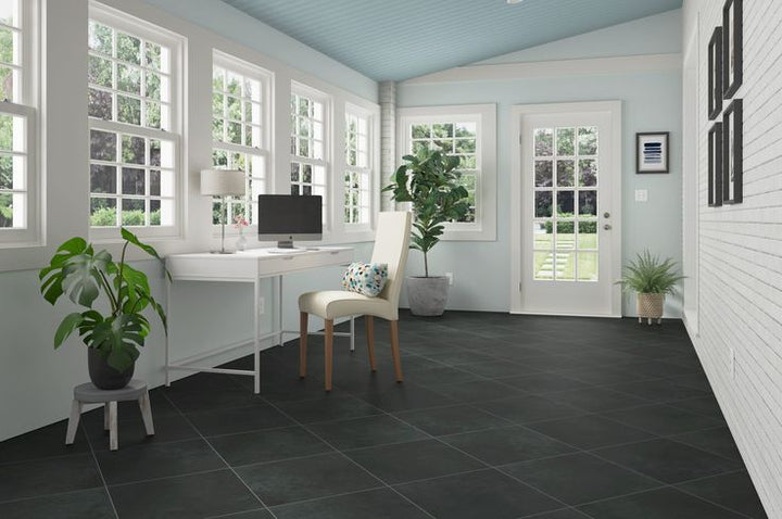 Style Selections Graphite Stone 4-mil x 18-in W x 18-in L