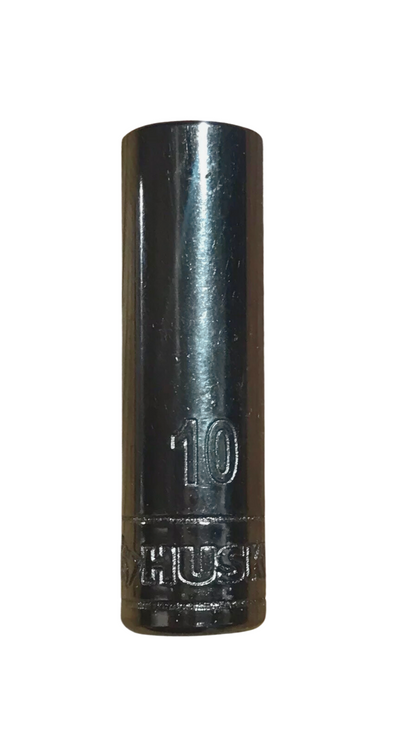 Husky 1/4 in. Drive 10 mm 6-Point Metric Deep Socket