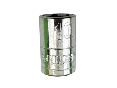 Husky 1/4 in. Drive 10 mm 6-Point Metric Standard Socket