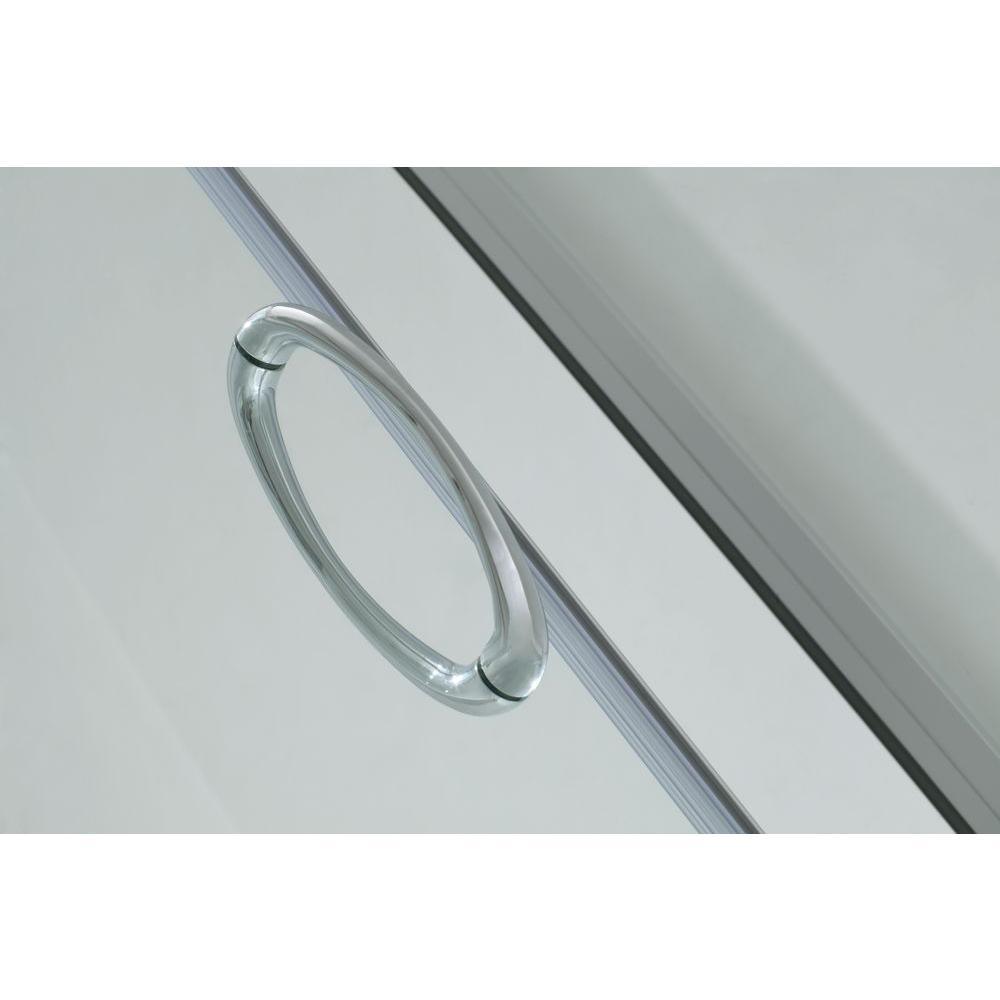 Breeze 38 in. L x 38 in. W x 76 in. H Corner Shower Kit with Reversible Sliding Door and Shower Base - Super Arbor
