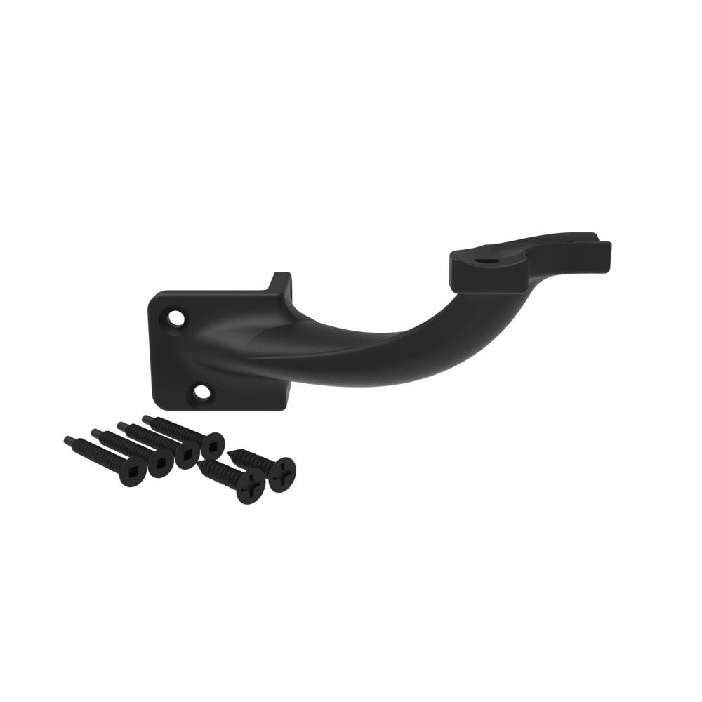 A single green leaf against a white background.