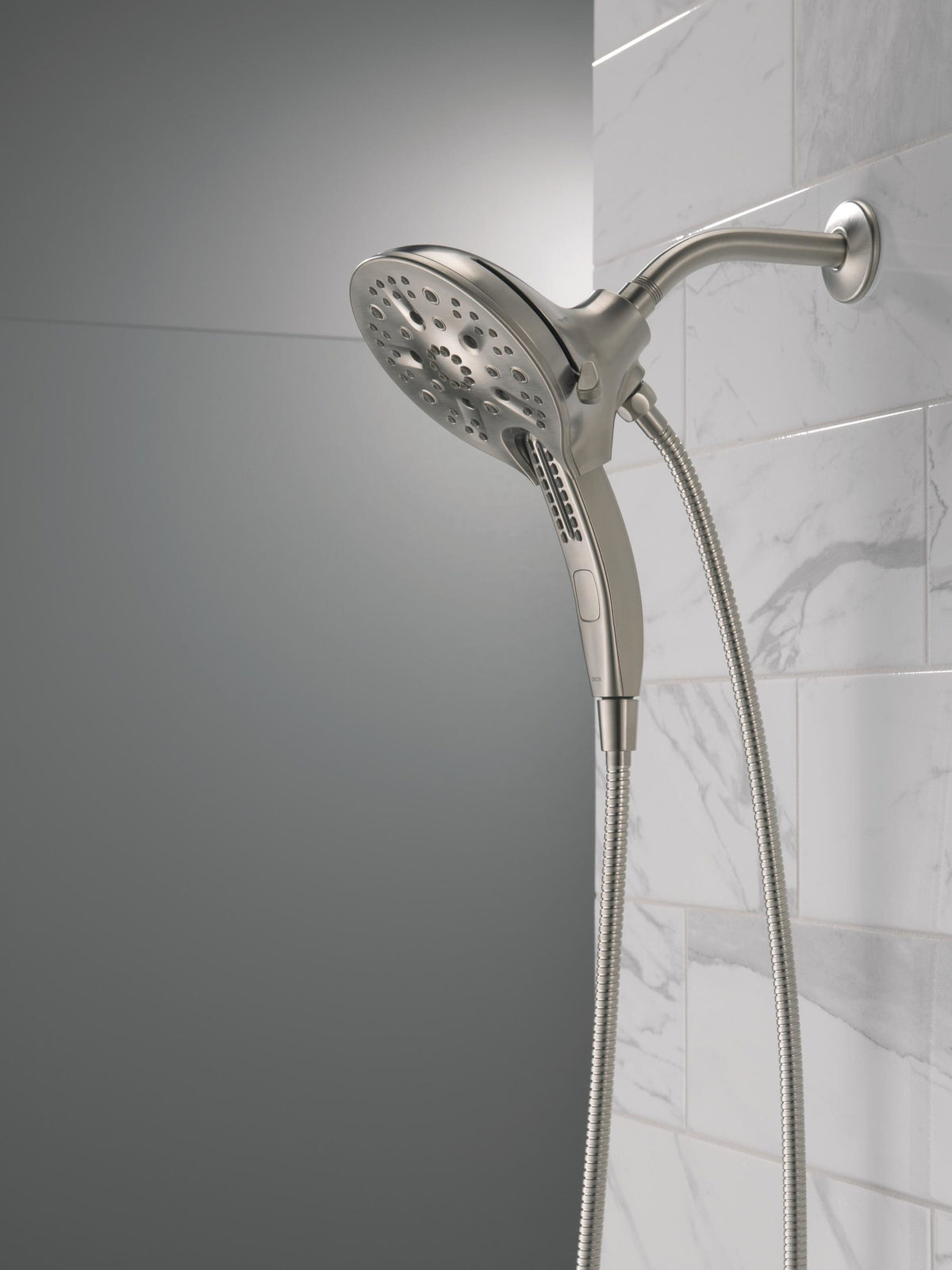 Delta Universal Showering Components Stainless 5-Spray In2ition Dual Shower Head, 1.75 GPM (6.6 LPM)