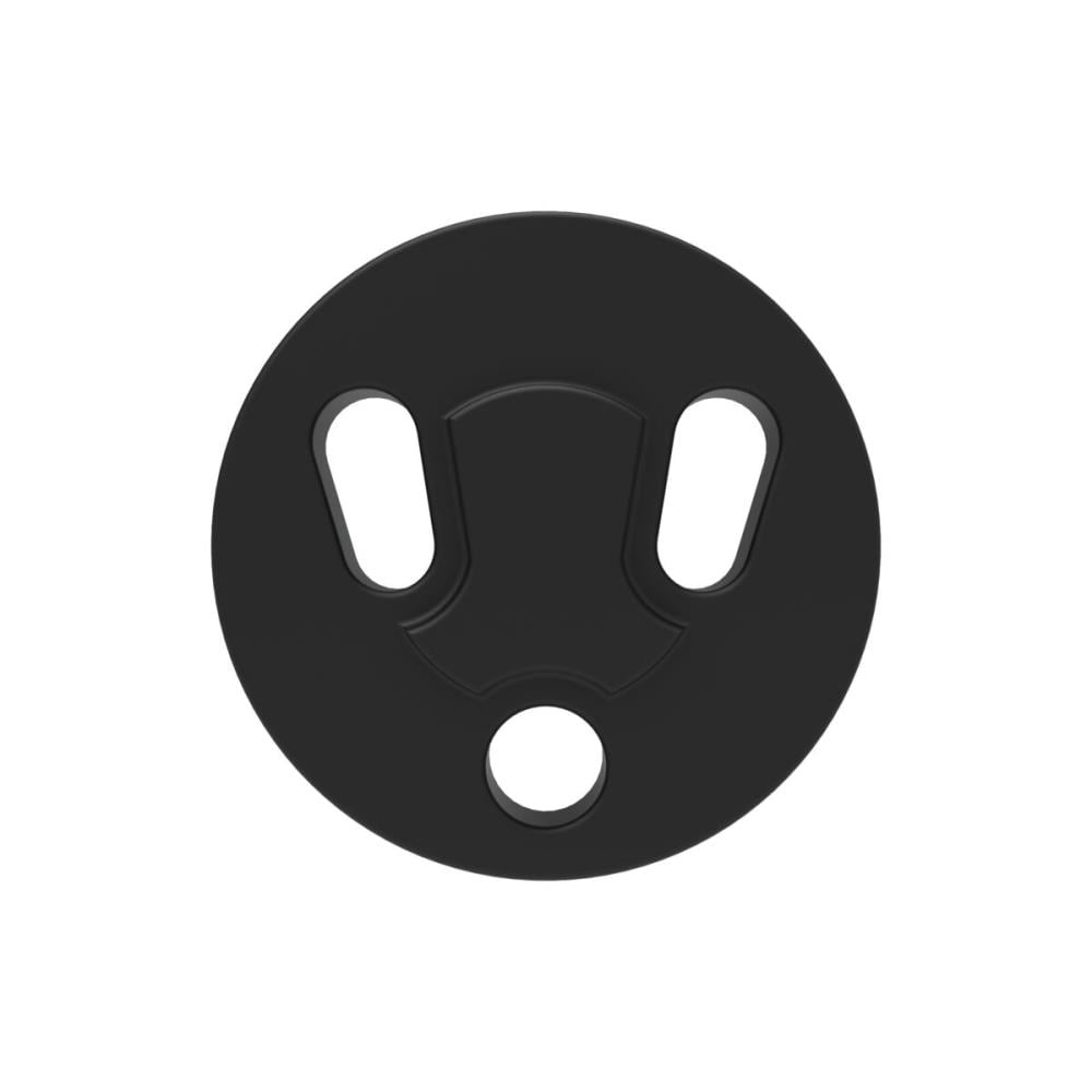 A single green leaf against a white background.