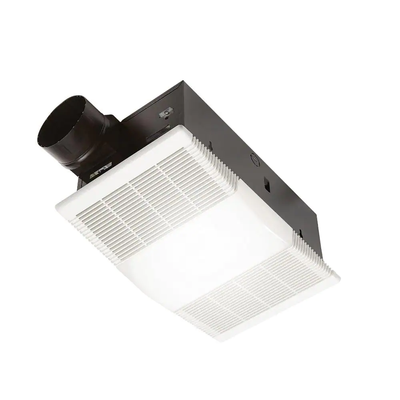 80 CFM Ceiling Bathroom Exhaust Fan with Light and 1300-Watt Heater