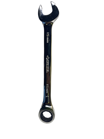 Husky 15 mm 12-Point Metric Ratcheting Combination Wrench