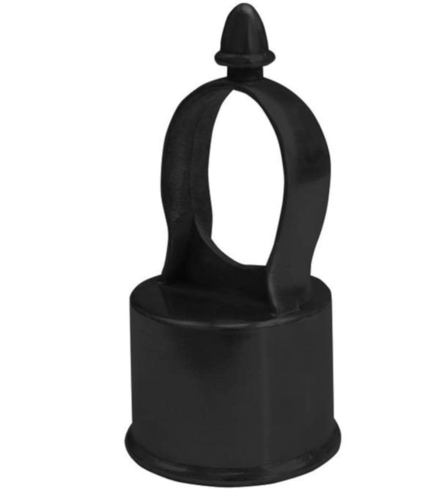 Black Metal Line Post Loop Cap For Chain-link Fence – Super Arbor