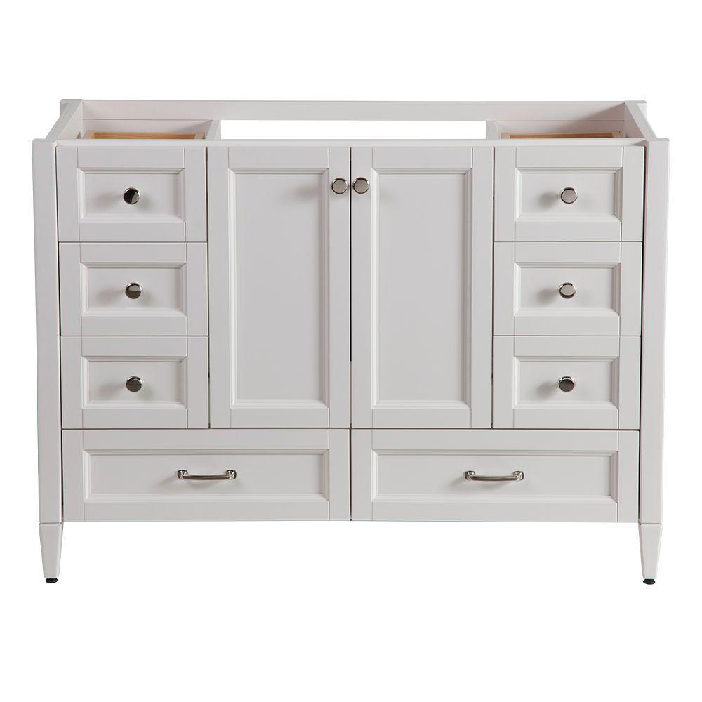 Claxby 48 in. W x 34 in H x 22 in. D Bath Vanity Cabinet Only in Chocolate - Super Arbor