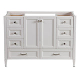Claxby 48 in. W x 34 in H x 22 in. D Bath Vanity Cabinet Only in Chocolate - Super Arbor