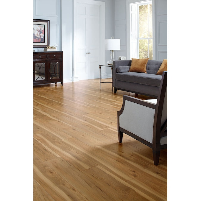 Style Selections Lawrenceville Hickory 12-mm T x 8-in W x 48-in L