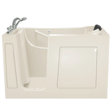 American Standard Gelcoat Premium Series 60 in. Left-Hand Walk-In Whirlpool and Air Bathtub in White