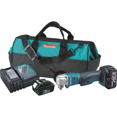 18-Volt LXT 3/8 in. Cordless Angle Drill Kit with (2) Batteries 3.0Ah, Charger, and Tool Bag