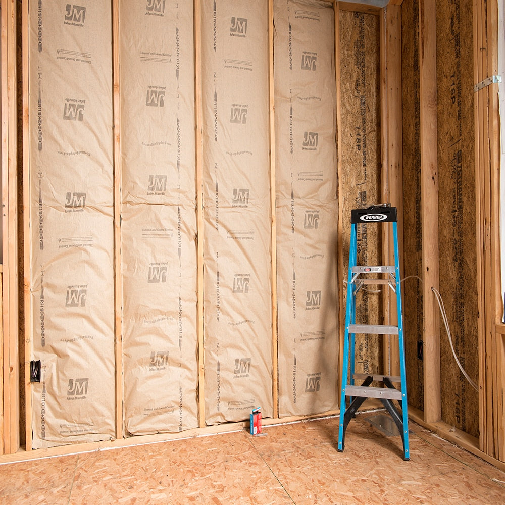 Johns Manville R-13 Kraft-Faced Fiberglass Roll Insulation, 40-sq