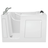 American Standard Gelcoat Premium Series 60 in. Left-Hand Walk-In Whirlpool and Air Bathtub in White